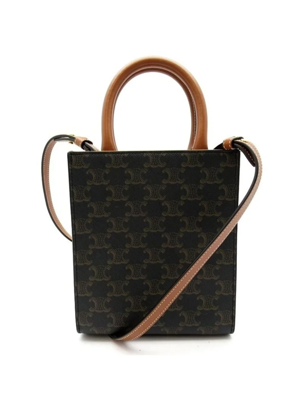 Celine Mini Vertical Cabas Leather Tote